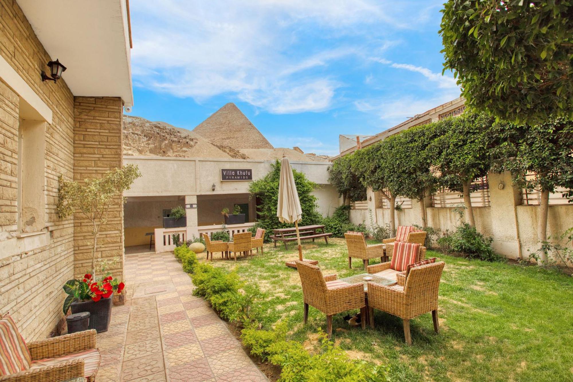 Villa Khufu Pyramids Hotel Kafret el-Gabal Extérieur photo